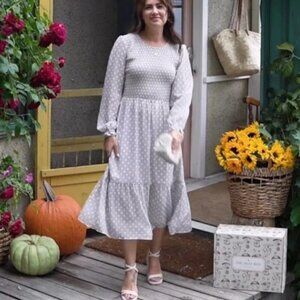 Mad About Style Jilly Box Birch Dot Size Small NWT